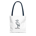 Dune Tide Heron Tote Bag — Coastal Canvas Tote