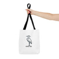 Dune Tide Heron Tote Bag — Coastal Canvas Tote