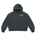 Dockside Social Club Hoodie by THIRSTY-A in Navy Blue, front view.