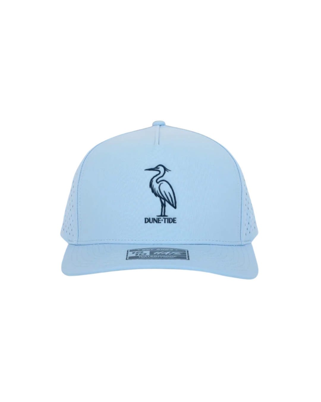 Tide 5-panel beach hat in Scenic Blue by Dune + Tide – coastal headwear for 30A style