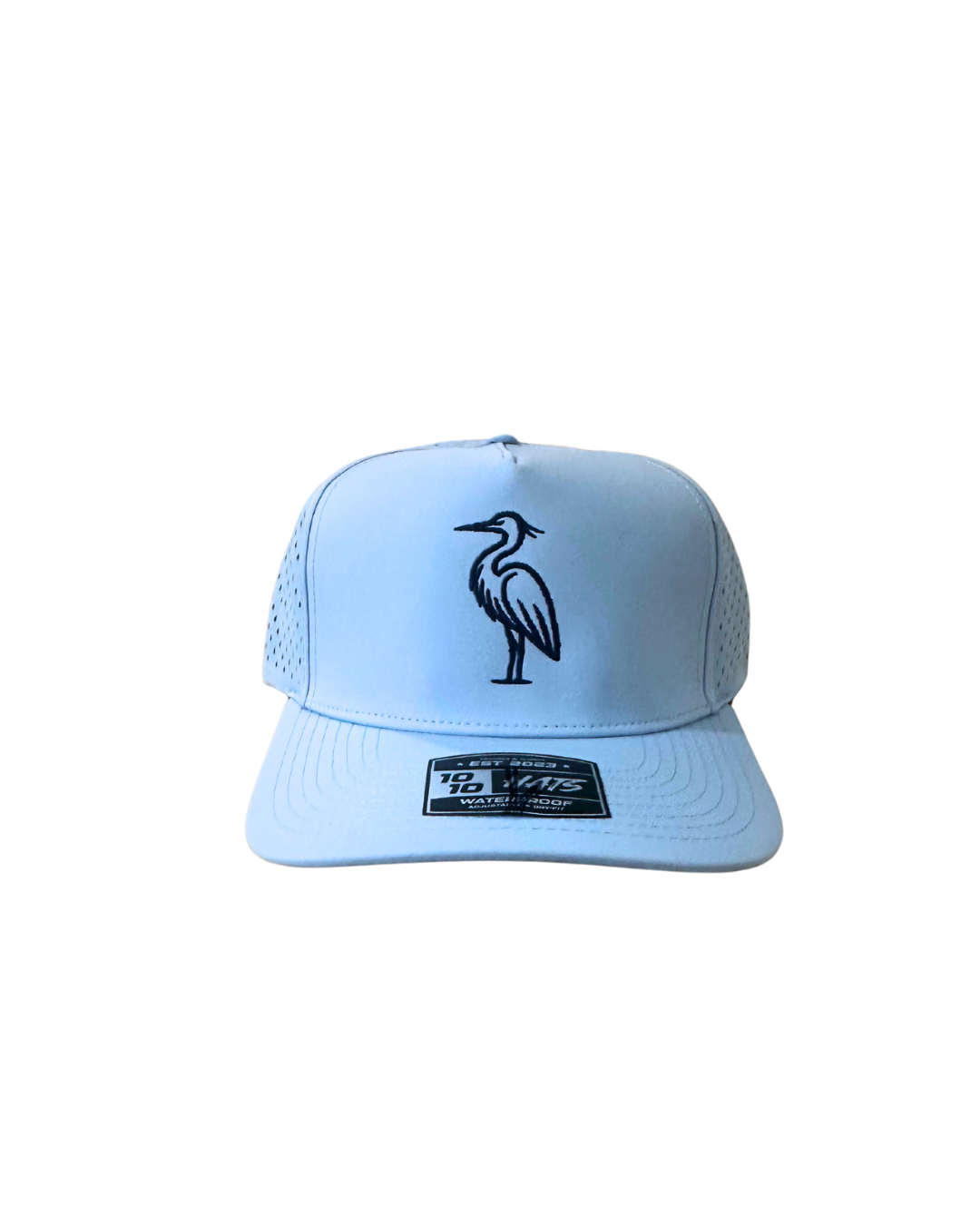 Tide 5-panel beach hat in Scenic Blue by Dune + Tide – coastal headwear for 30A style