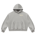 Dockside Social Club Hoodie by THIRSTY-A in Light Gray, front view.