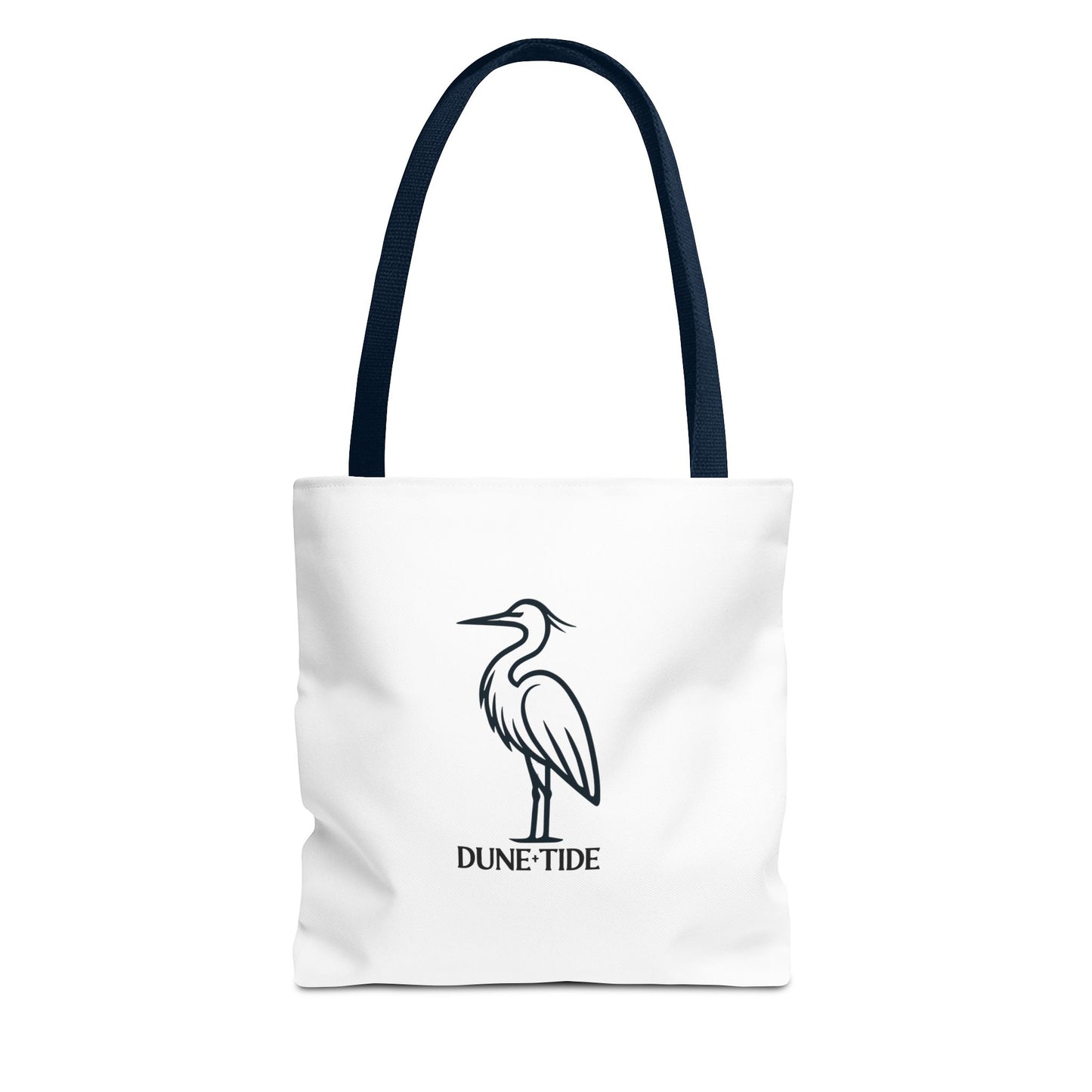 Dune Tide Heron Tote Bag — Coastal Canvas Tote