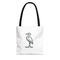 Dune Tide Heron Tote Bag — Coastal Canvas Tote