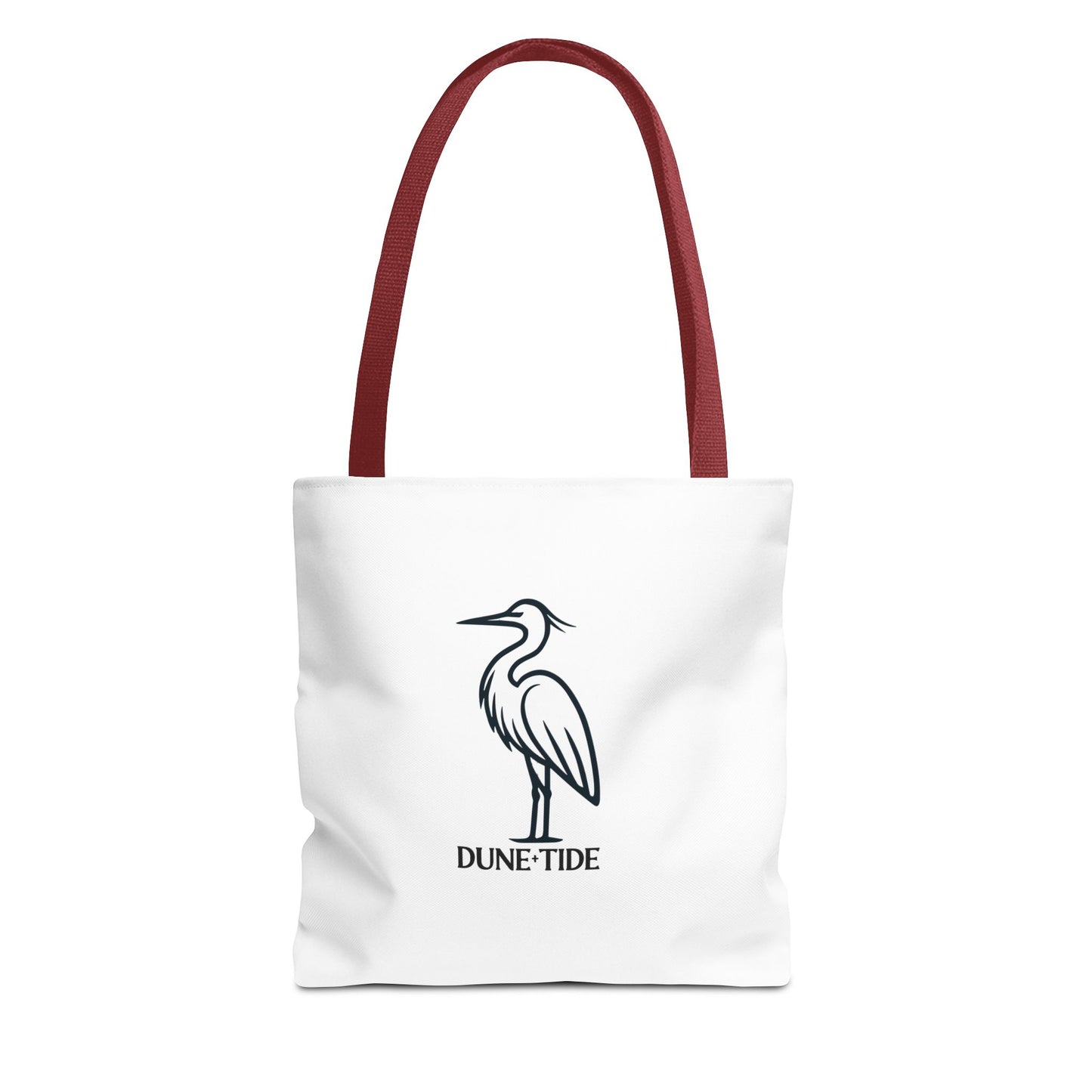 Dune Tide Heron Tote Bag — Coastal Canvas Tote