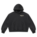 Dockside Social Club Hoodie by THIRSTY-A in Black, front view.